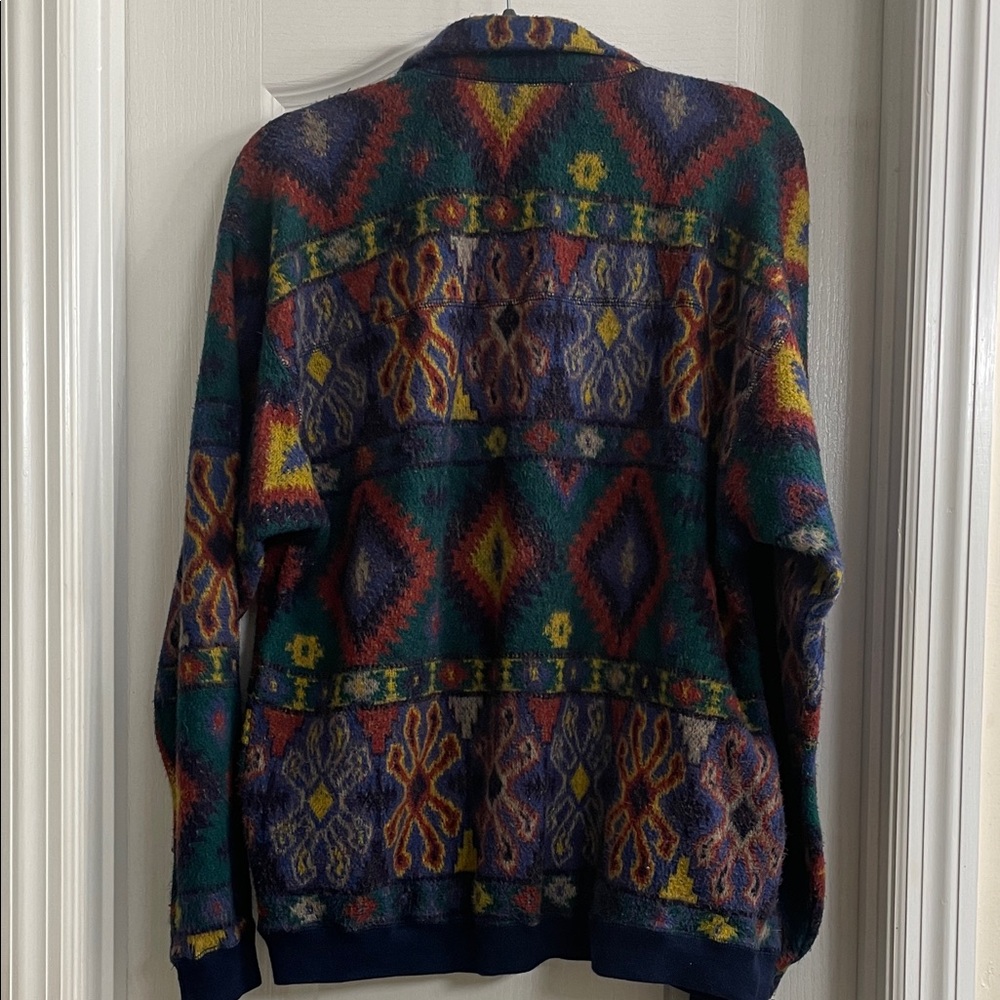 Structure Multicolor Geometric Sweater - image 3